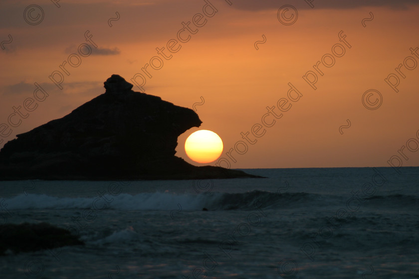 IMG 0125 
 Famous Hawkbill Rock in Antigua in sunset 
 Keywords: Travel, Carrabean, Antigua, Aerial photographs, coastal, birds, sunset, seascape, pelican, nelson, dramatic scenary