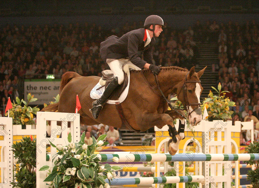 HOYS Press 2006 043 
 Ben Meyer riding Gama di Londre 
 Keywords: International Showjumping, horses, sport, horse competition, equine, show jumping