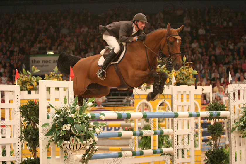 HOYS Press 2006 041 
 Ben Meyer riding Gama di Londre 
 Keywords: International Showjumping, horses, sport, horse competition, equine, show jumping